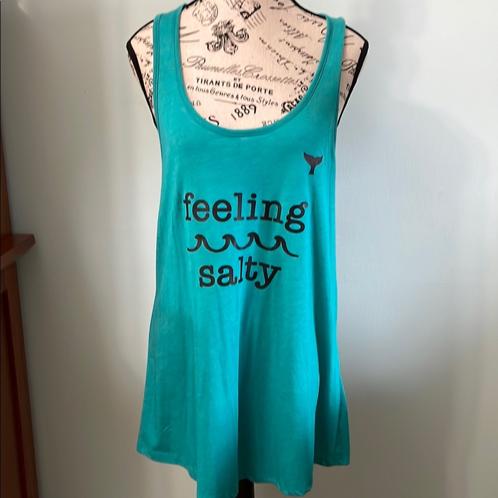 Delta Blue Relaxed Tank Top